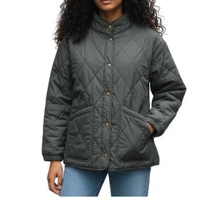 Social Standard by Sanctuary Quilted Collared Full Snap Jacket XL‎